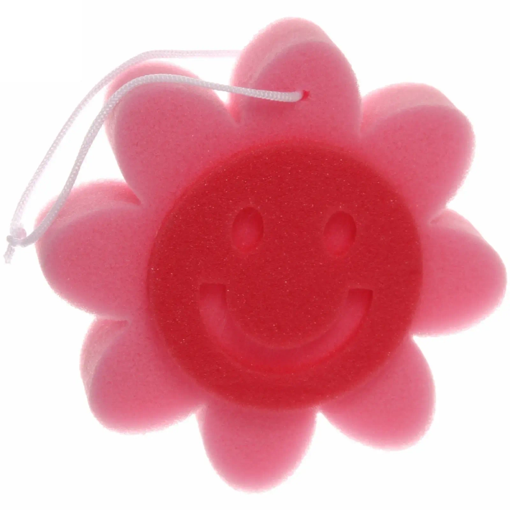 Губка детская для тела поролоновая фигурная «Солнышко», d-14.5см