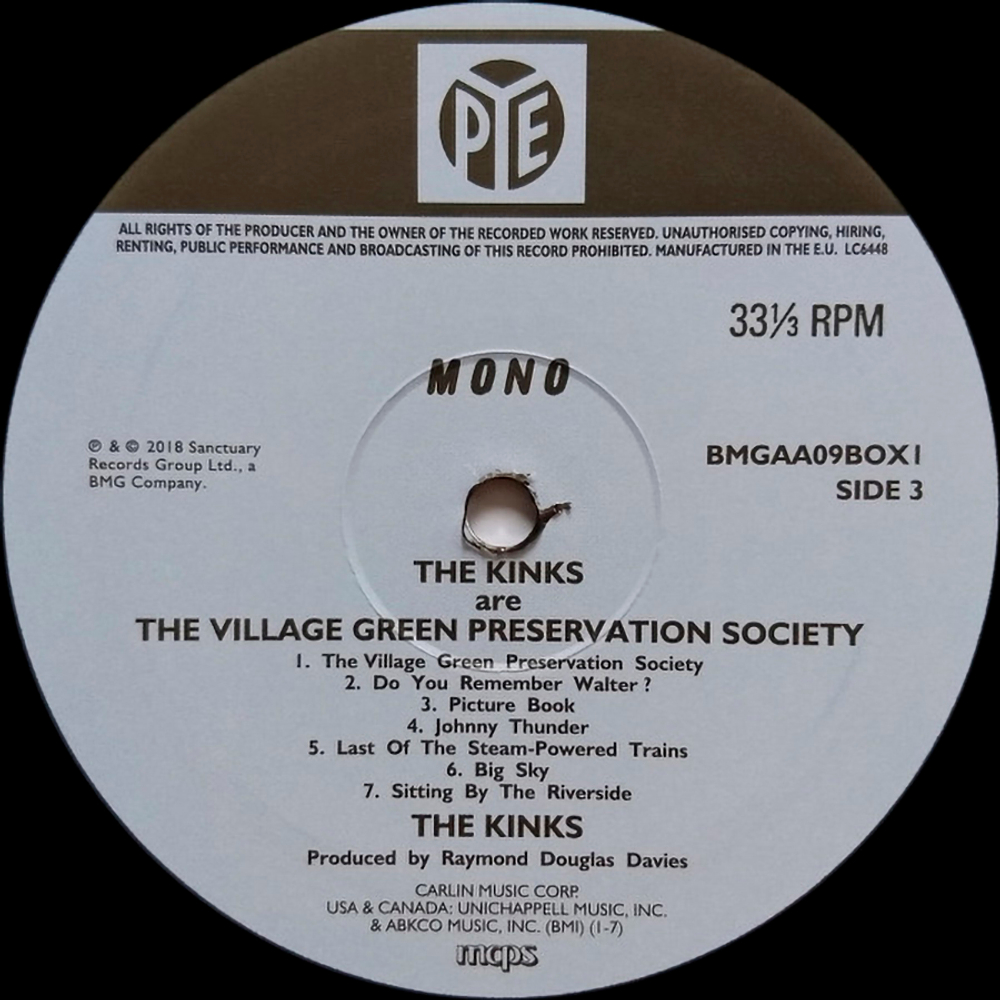 The Kinks / The Kinks Are The Village Green Preservation Society (3LP+5CD+3х7"Vinyl Single)