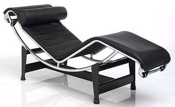 replica  armchair  LC4 Chaise  ( leather )
