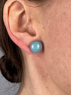 Серьги бижутерия из муранского стекла