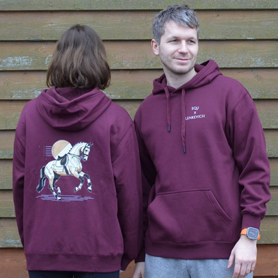 Худи EQUxLenkevich (бордовая)