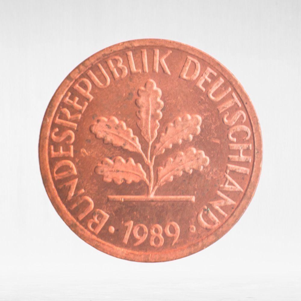 Germany, 1 Pfennig, 1989, (Stuttgart Mint - "F"), XF