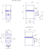 Печь для бани Русь-12 ЛУ