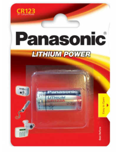Батарейка Panasonic Lithium Power CR-123 литиевая 1 шт