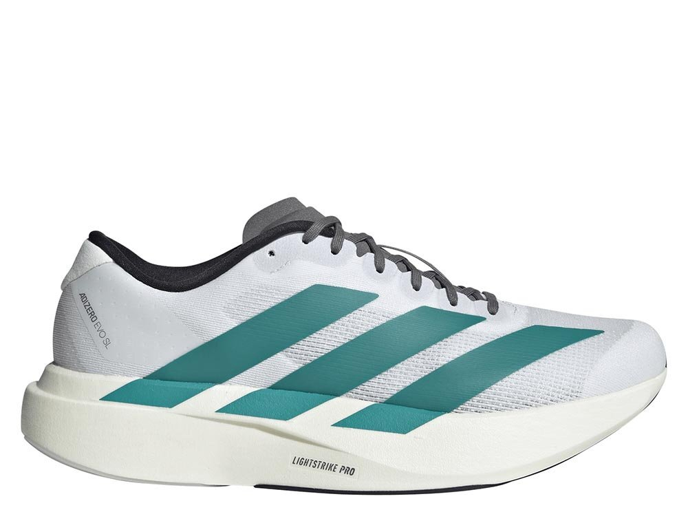 Кроссовки для бега мужские adidas Adizero Evo SL M Бело-Бирюзовые