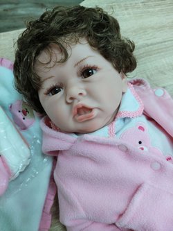 Уценка Кукла Реборн виниловая 56см в пакете (FA-020)