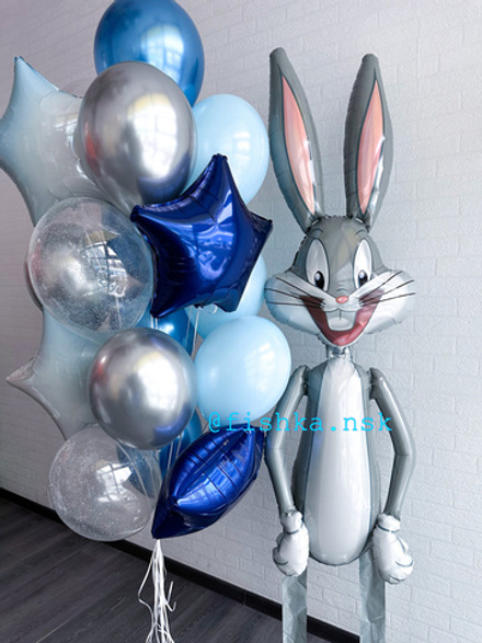 Фонтан из шаров новогодний № 75