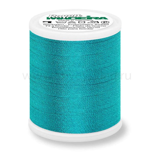 Нитки вышивальные вискоза Madeira Rayon №40, 200 м, цв. 1295, 9840, 5 катушек