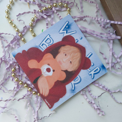Арт принт / vhappiness / BTS / Winter Bear