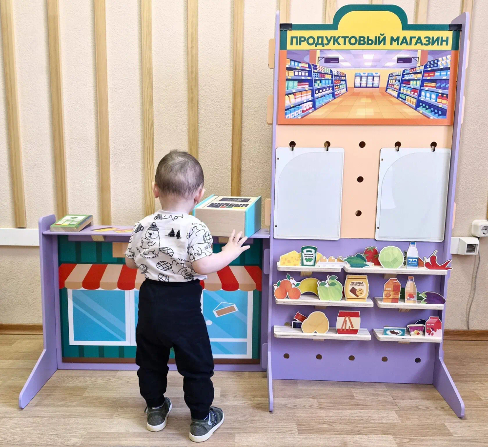 Сюжетно-ролевая ширма комплект Магазин