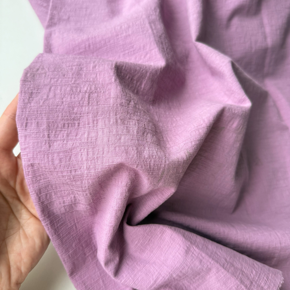 Фактурный хлопок «Рельеф» Сирень