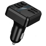 Hoco E89 Libre 45W(1A1C автомобильный BT FM трансмиттер (black)