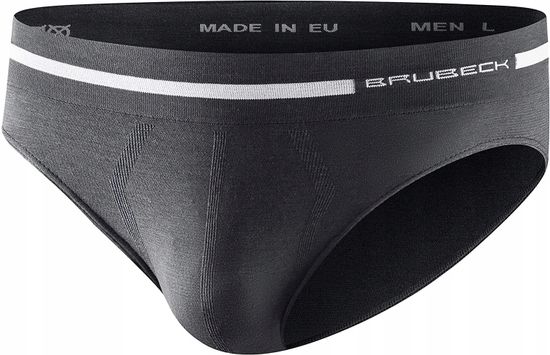 Мужские трусы слипы BRUBECK Comfort Wool BE10050 графит