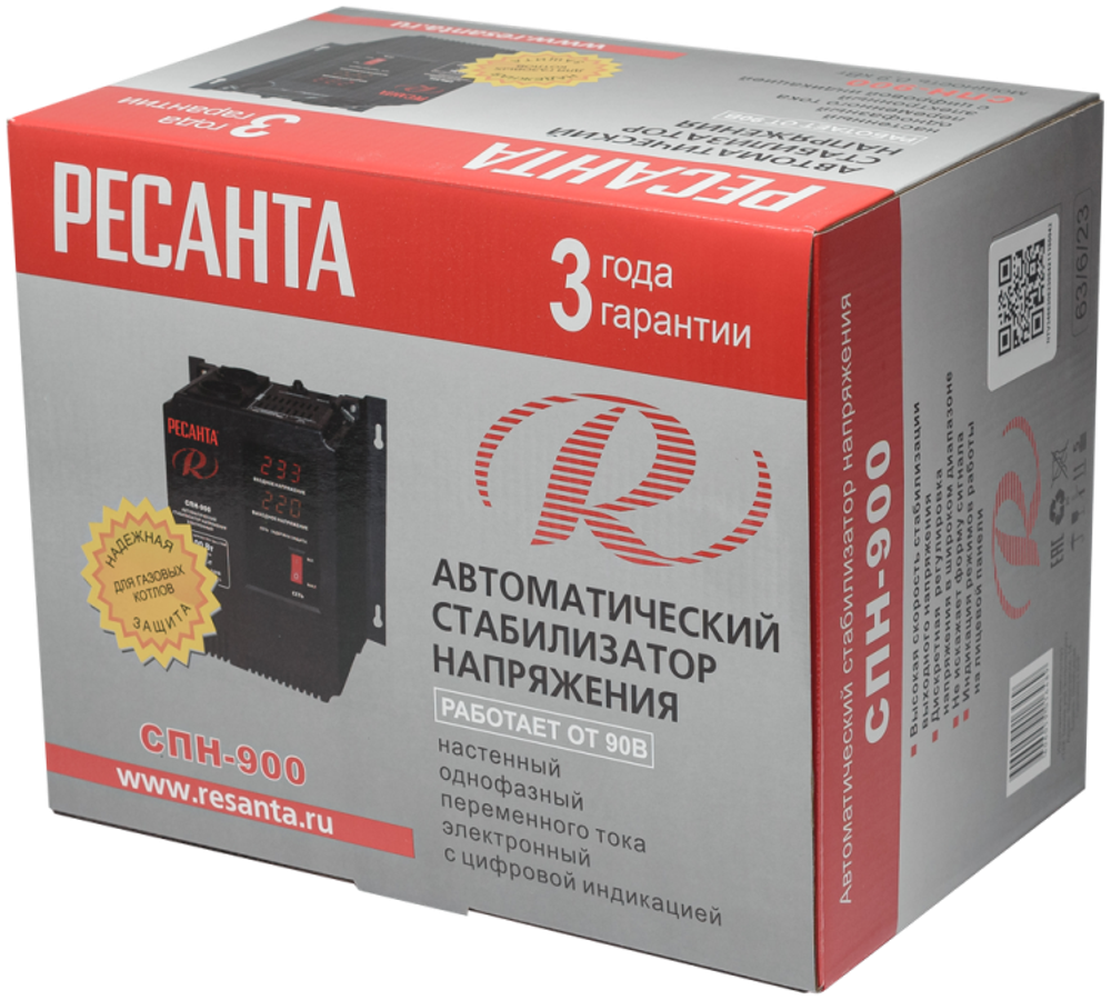 Стабилизатор напряжения РЕСАНТА СПН-900