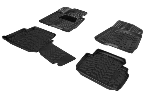 Коврики в салон автомобиля AutoFlex для Kia Sportage IV поколение 2016-2022, полиуретан, 4 части, 9280201
