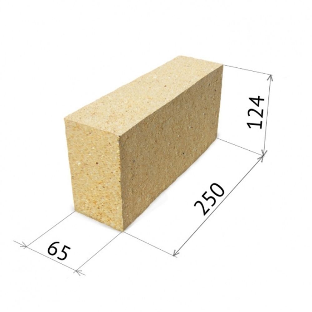 Кирпич огнеупорный ША-8 (250x65x124)