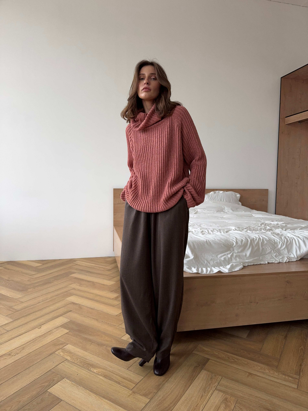 джемпер ARTISTE лососево-розовый