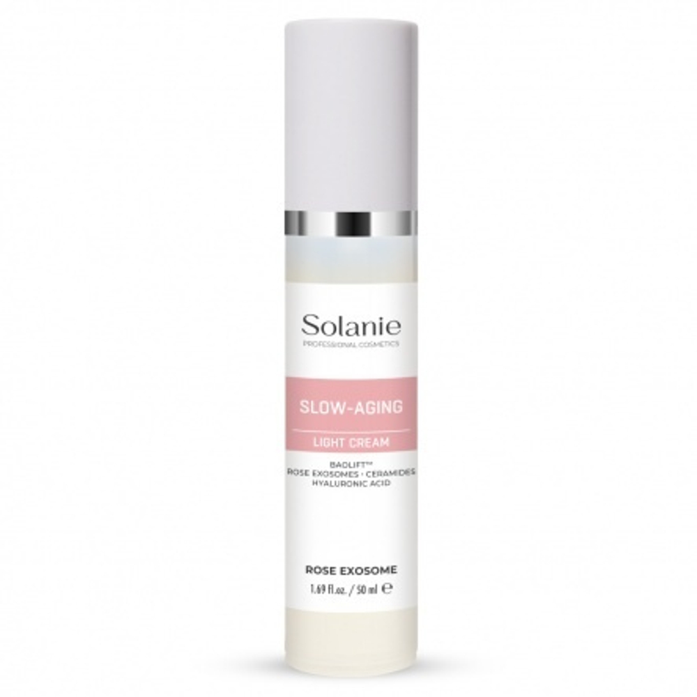 Легкий крем замедляющий старение ROSE EXOSOME Slow Aging Cream Light, 50 мл