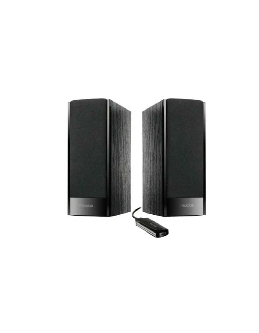 MICROLAB B56 черный {3 Вт, Распределение: 1,5 Вт x 2 RMS, Гармонические искажения: 10 %, 1 Вт на 1 кГц, Диапазон частот: 100 Гц - 18 кГц, Отношение сигнал/шум: &gt; 70 дБ}