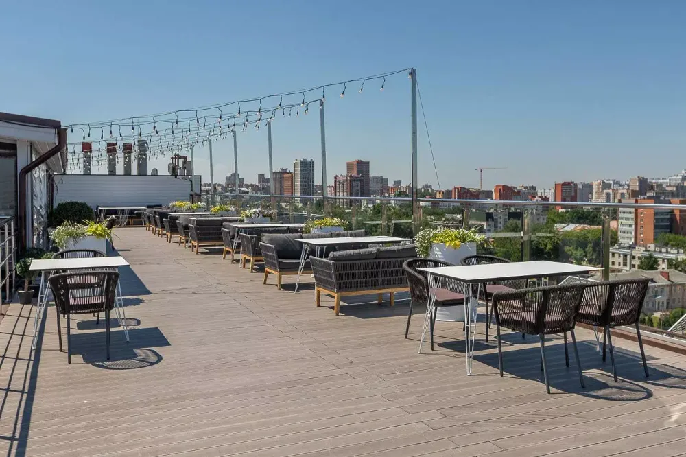 "Руссо" обеденный стол из HPL 150х80см, цвет "молочный"