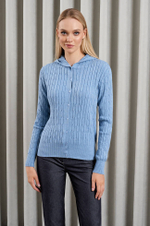 1846 Жакет женский (голубой)