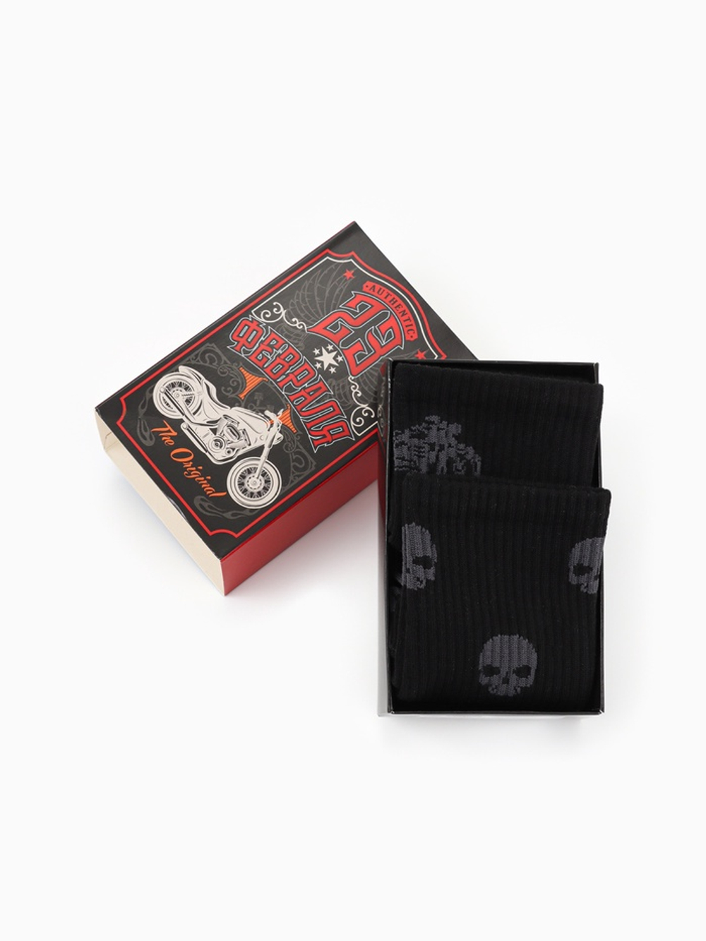 Носки мужские «23 Февраля», набор 2 пары, размер 41-44 (27-29 см)