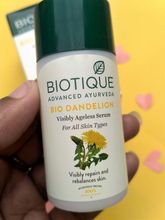Сыворотка для лица омолаживающая Biotique Bio dandelion, 35 мл