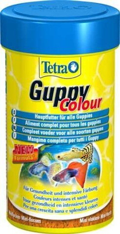 Tetra Guppy Colour 250мл хлопья для гуппи