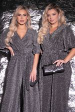 Комбинезон Клео (черное серебро) К12063 LT Collection