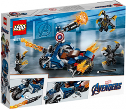 LEGO Super Heroes: Капитан Америка: Атака Аутрайдеров 76123 — Outriders Attack Set  — Лего Супергерои Марвел