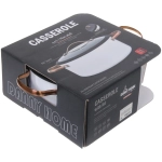 Кастрюля «White Night» 4,5л, стеклянная крышка, 24*10,5см