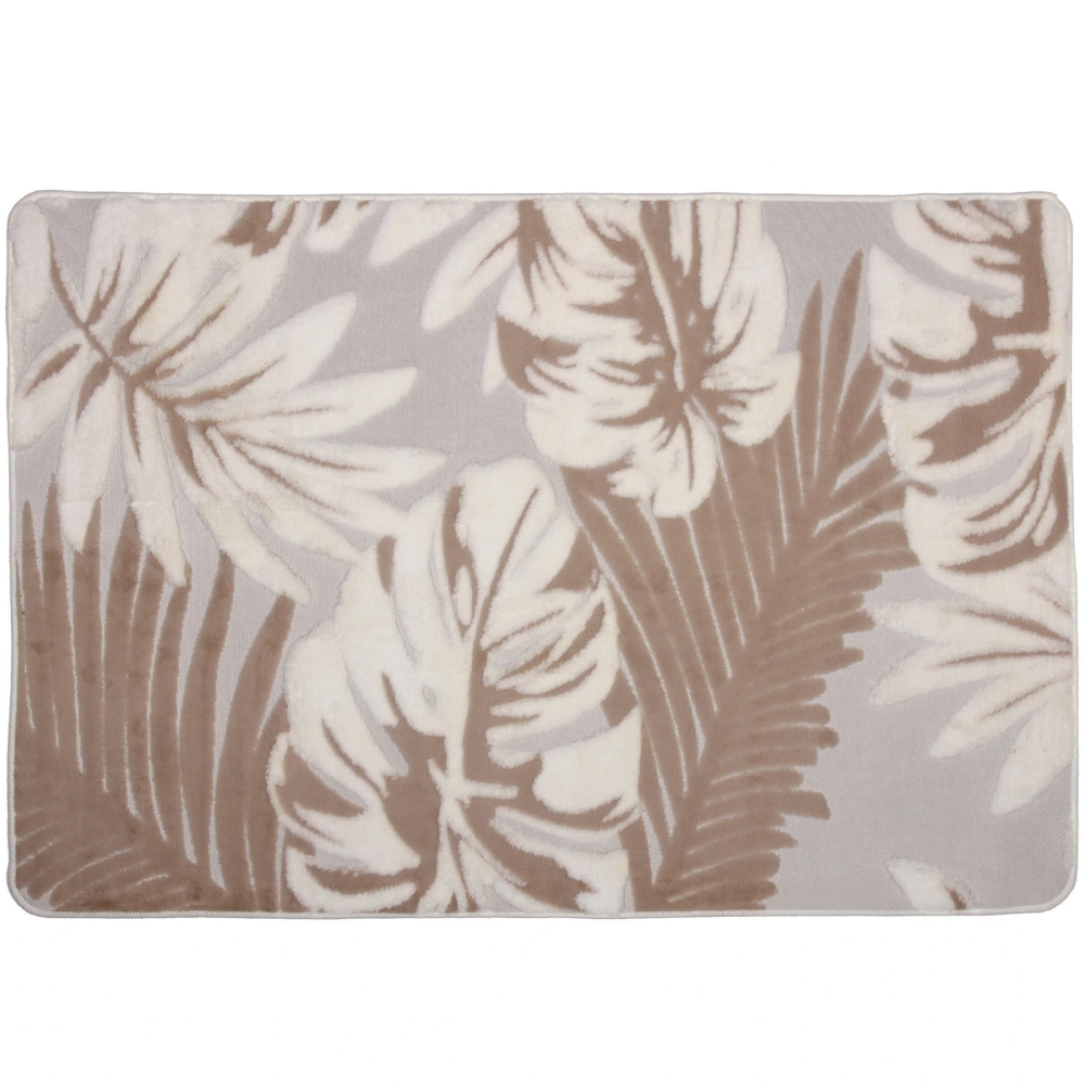 Коврик для ванной 80*120"Тропики» молочный
