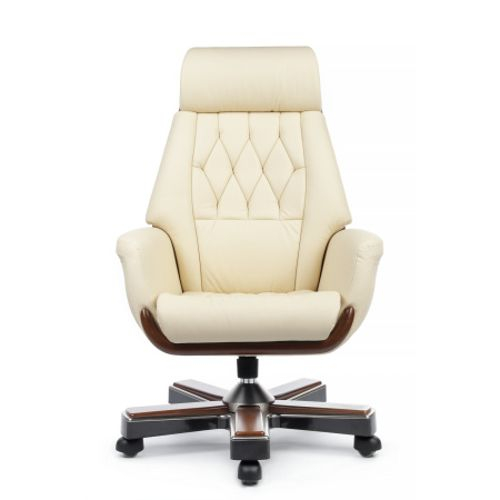 Кресло руководителя Riva Design Byron YS1505A, Кремовый