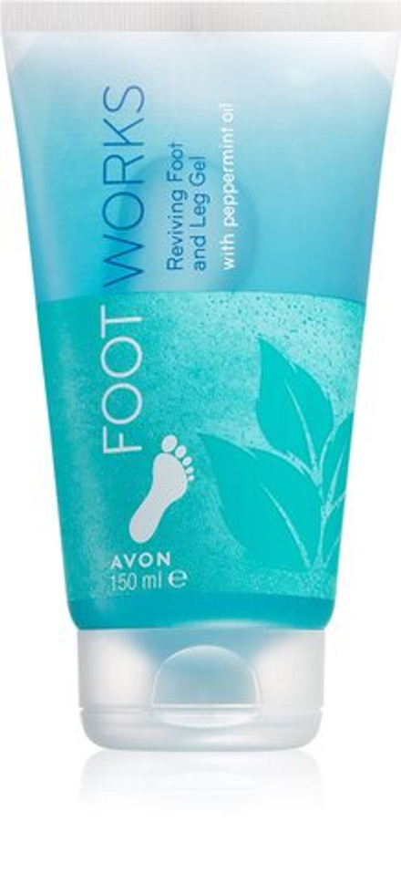 Avon Foot Works Peppermint & Aloe Vera - крем для ног /   150  ml  / GTIN 5059018162847