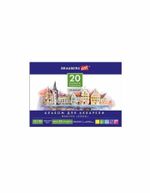 Альбом для акварели БОЛЬШОЙ ФОРМАТ, А3, ЗЕРНО, бел, 20л, 180г/м, склейка,BRAUBERG ART CLASSIC,128964