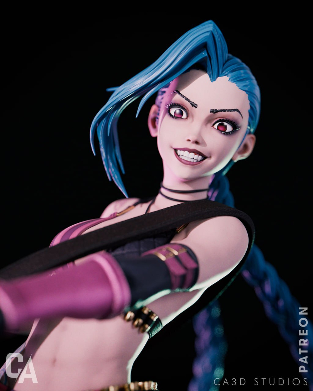 Фигуркаел Джинкс Лига легенд Jinx League of Legends