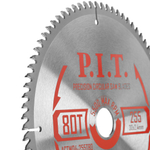 Диск пильный P.I.T. 255x30x2,4 мм 80T(ACTW04-255T80)