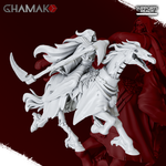 Grand Alliance Death Nighthaunt Hexwraiths Мертвый всадник с косой №4 миниатюра для dnd, днд, pathfinder, фентези, Настольная игра, НРИ, Варгейм, РПГ