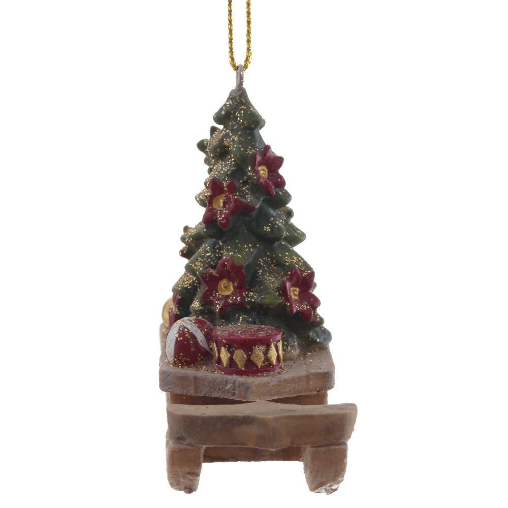 GAEM Изделие декоративное подвесное "Сани", L7 W3 H6,5 см