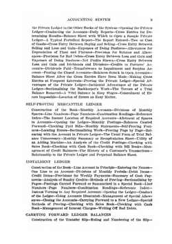 The self-proving accounting system microform. including illustrations of various books and forms in facsimile, with special application made to the instalment business : a manual for business men, accountants and auditors | A.O. Kittredge; J. F.Brown