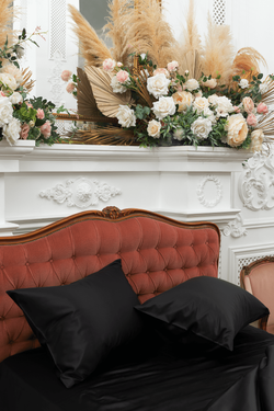 Наволочка 50х70 German Grass Silk Bliss Diamond Black