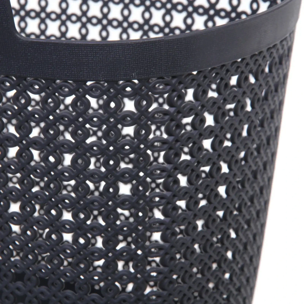 Корзинка хозяйственная «ФОЛЬК», цвет антроцитово-серый , 33*17.5*21см (лейбл)