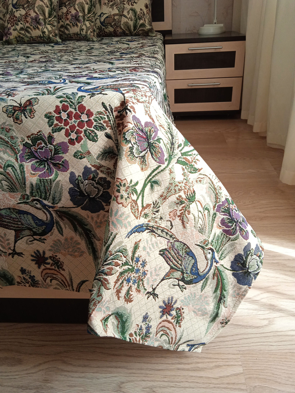 Покрывало гобеленовое Птица дивная евро (240х200)