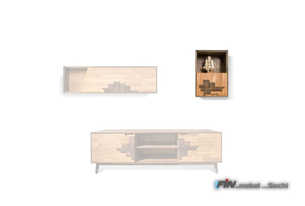 арт. 5057 ДУБ Шкаф навесной "Irving Design" 60 (правый/левый) ШхВхГ: 425х606х320