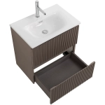 Тумба с раковиной BelBagno 60 UNO-MINI-600-2C-SO-СO+BB-8099-3-60 бежевая матовая