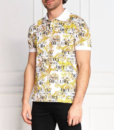 поло Versace Jeans Couture - белый(74GAG6S0JS149)