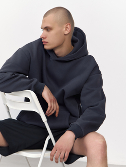 Худи с начесом (графит)