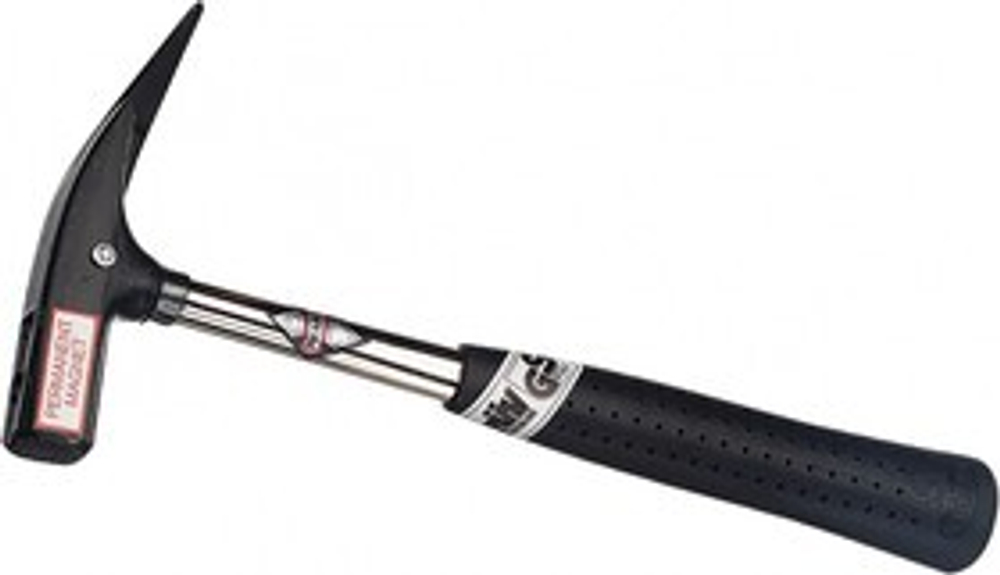 "620M Молоток кровельщика с 1К рукояткой из трубы, 600 г, 320 мм, боёк с насечкой, DIN 7239"