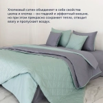 Покрывало + 2 наволочки BuyColor Лаванда/Мята