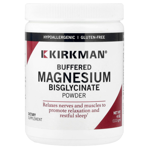 Kirkman Labs, Буферизованный порошок бисглицината магния, 113 г (4 унции)
